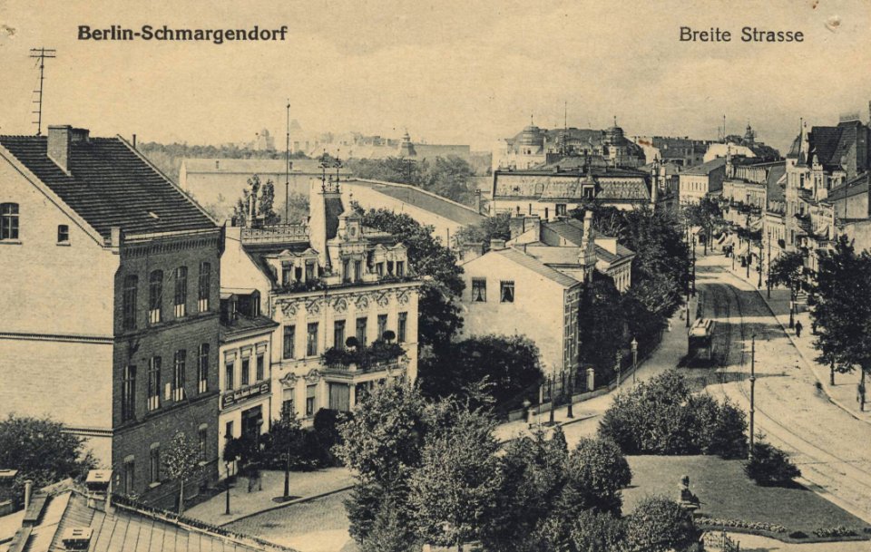 Berlin, Wilmersdorf, Berlin - Schmargendorf, Breite Straße (Zeno Ansichtskarten)