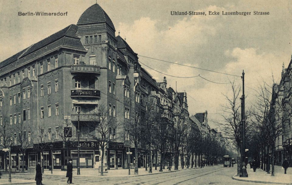 Berlin, Wilmersdorf, Berlin - Uhlandstraße Ecke Lauenburger Straße (Zeno Ansichtskarten)