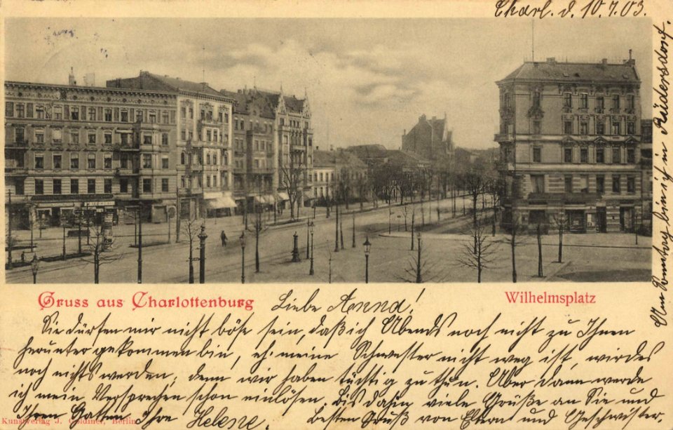 Berlin-Charlottenburg Postkarte 088