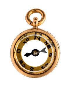 Berlock i form av en kompass, 1890-tal - Hallwylska museet - 110498 photo
