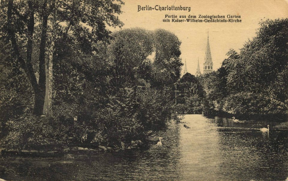Berlin-Tiergarten Postkarte 007