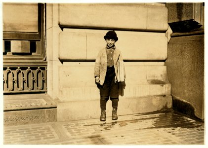 Berman Katzman a nine-year-old newsie in Hartford, Conn. Has been selling 2 years. Sells until 8 P.M. at times. LOC nclc.03296