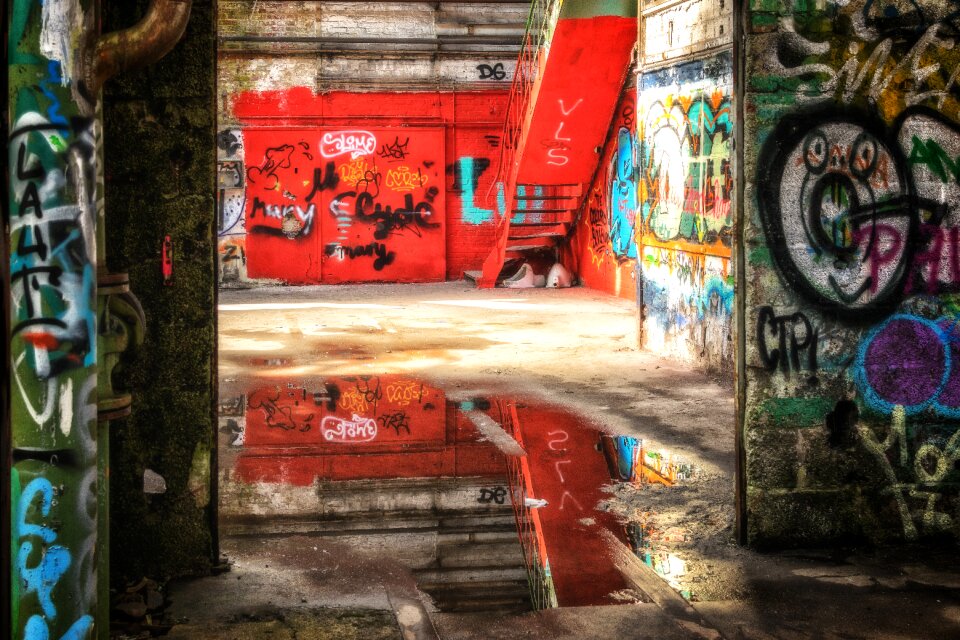 Factory building abandoned