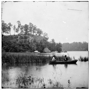 Bermuda Hundred, Virginia. Fishing on the James River LOC cwpb.01834