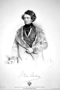 Berlioz 1845 Litho photo