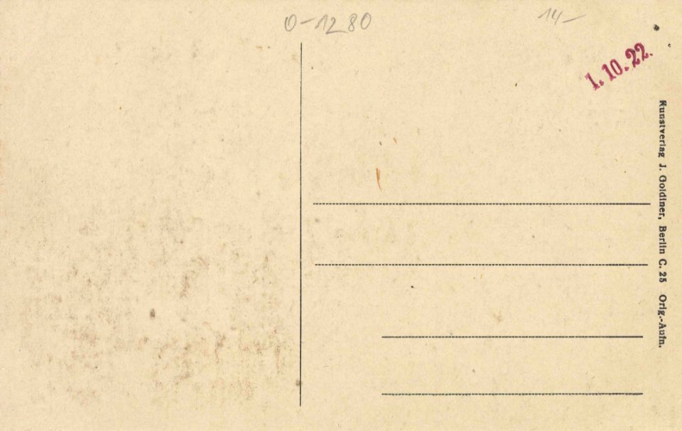 Bernau (Mark), Brandenburg - Erholungsheim Dr. Wieners (back) (Zeno Ansichtskarten)