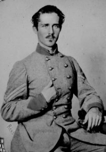Bernard Bluecher Graves, Corp., C.S.A., three-quarter length portrait, seated, facing front LCCN2005695735 (cropped)