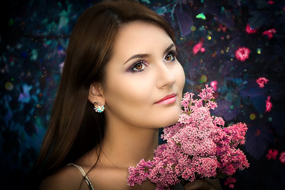 Portrait girl model
