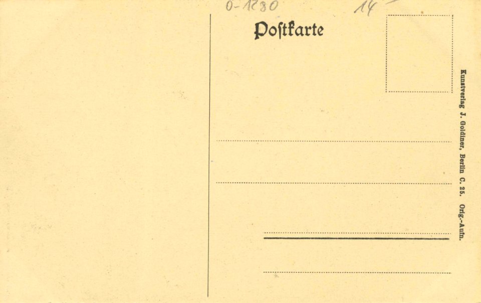 Bernau (Mark), Brandenburg - Krankenhaus (back) (Zeno Ansichtskarten)