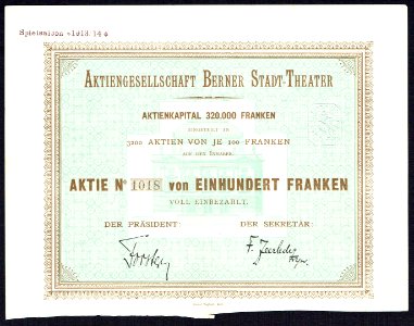 Berner Stadt-Theater 1896