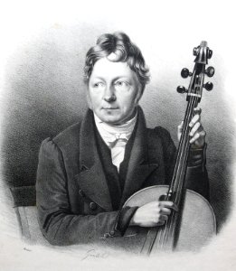 Bernhard Romberg, Angelo Gentili Stich nach Zeichnung von Franz Krüger