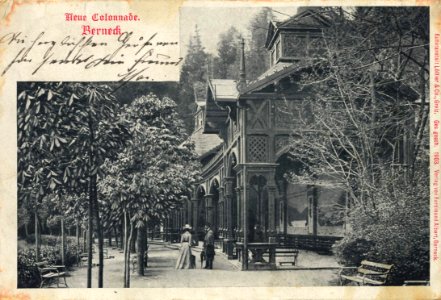 Berneck, Bayern - Neue Kolonnade (Zeno Ansichtskarten)