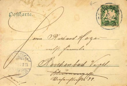 Berneck, Bayern - Neue Kolonnade (back) (Zeno Ansichtskarten)