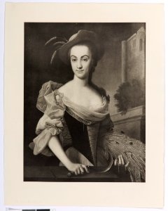 Bernhardine von Hallwyl, född von Diesbach (1728-1779) som Skördeflicka - Hallwylska museet - 102277 photo