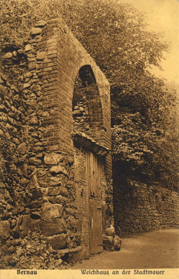 Bernau (Mark), Brandenburg - Weichhaus an der Stadtmauer (Zeno Ansichtskarten)