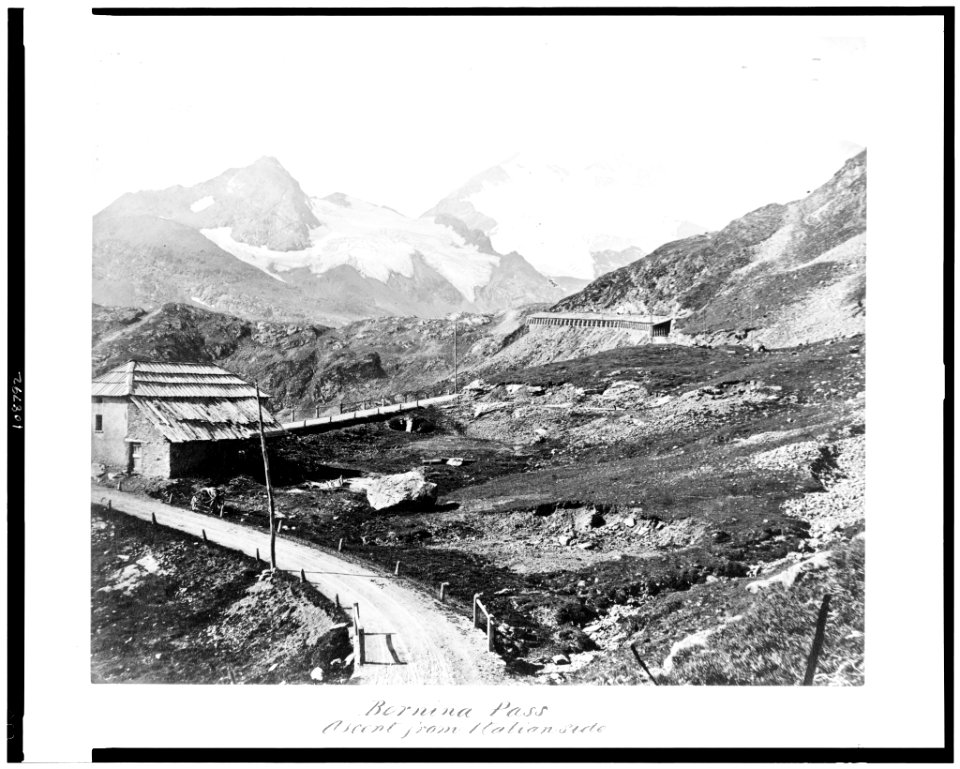 Bernina Pass-ascent from Italian side LCCN94514212