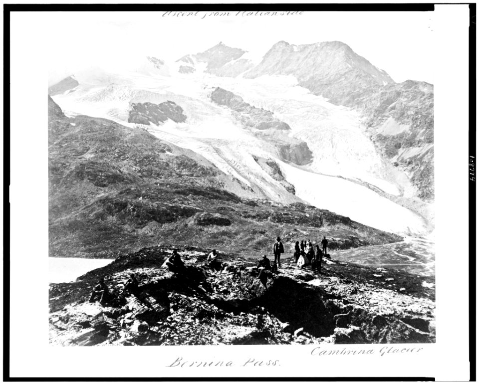Bernina Pass. Cambrina Glacier LCCN94514215