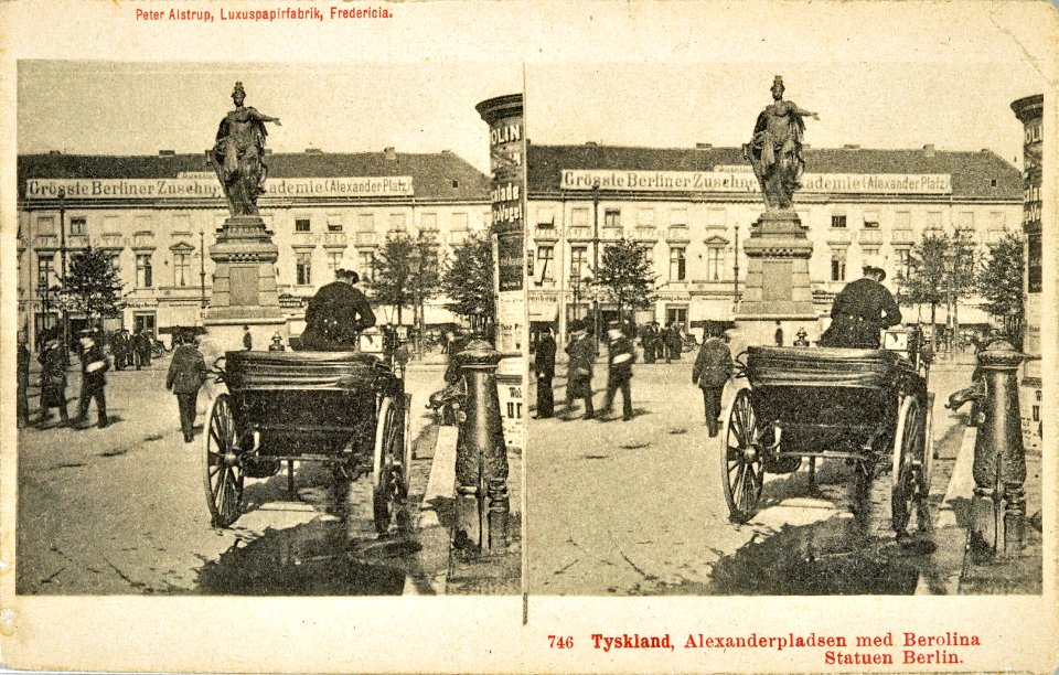 Berolina statuen, Alexander Plads, Berlin, 1896-1912