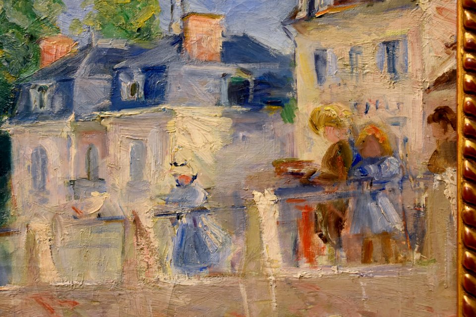 Berthe Morisot, The Quay of Bougival, 1883, National Gallery, Oslo (1) (36420693306)