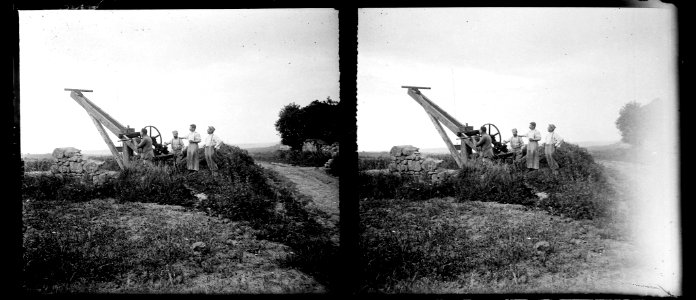 Berzy. Treuil de la carrière - Fonds Berthelé - 49Fi1125