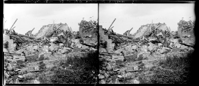Berzy le Sec. ruines de la station météorologique. - Fonds Berthelé - 49Fi1105