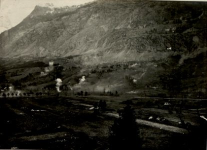 Beschießung des feindlichen Infanteriestützpunkts auf Kote 417 in der Zeit von 5 bis 8 Uhr nachmittag (BildID 15470497)