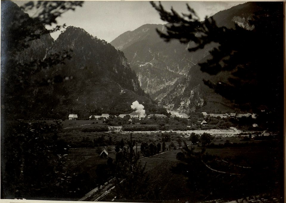 Beschiessung von MALBORGETH. Aufgenommen am 14.Juli 1916. (BildID 15477968)