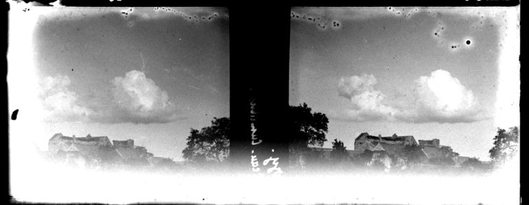 Berzy. Château. Cumulus - Fonds Berthelé - 49Fi406