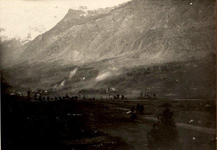Beschießung des feindlichen Infanteriestützpunkts auf Kote 417 in der Zeit von 5 bis 8 Uhr nachmittag (BildID 15470489)