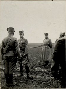 Besichtigung des Infanterieregimentes 35 durch Erzherzog Karl im Juli 1916 (BildID 15542436)