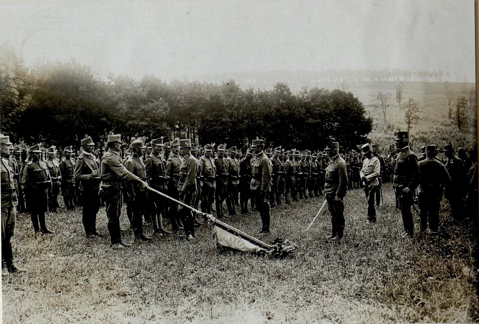 Besichtigung des Infanterieregiments 60 durch Erzherzog Karl am 24.8.1916 (BildID 15549936)