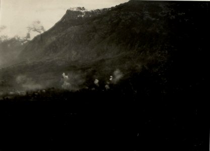 Beschießung des feindlichen Infanteriestützpunkts auf Kote 417 in der Zeit von 5 bis 8 Uhr nachmittag (BildID 15470511)
