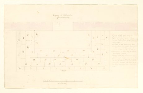 Beskrivning av stenläggning till trappa, Skoklosters slott, 1841 - Skoklosters slott - 98143
