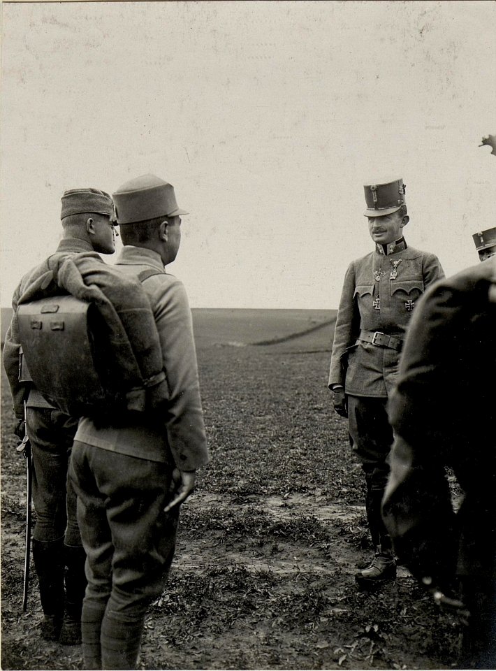 Besichtigung des Infanterieregimentes 35 durch Erzherzog Karl im Juli 1916 (BildID 15542429)