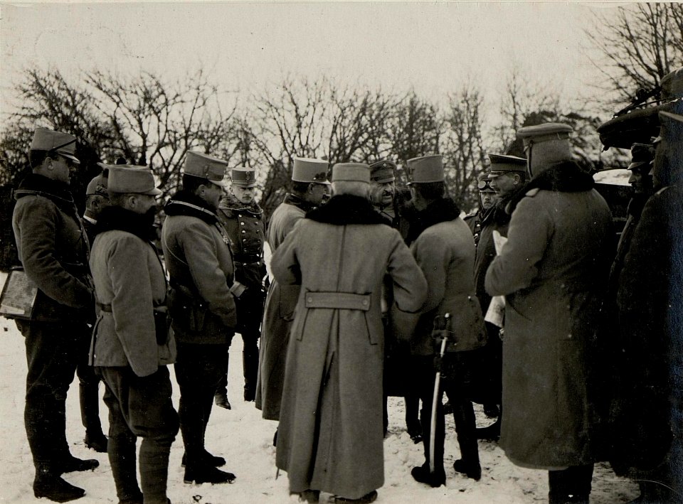 Besuch des Armeekommandanten General von Linsingen bei der 10. Division am 17.2. 1916 (BildID 15541764)