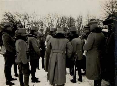Besuch des Armeekommandanten General von Linsingen bei der 10. Division am 17.2. 1916 (BildID 15541764)