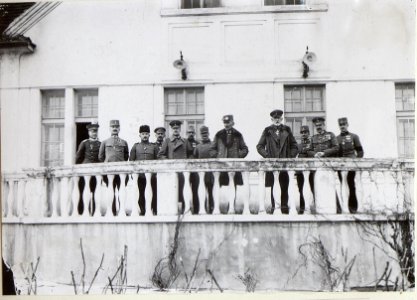 Besuch S.Exz.Gen.O.Frh.v.Kirchbach, Kdt.d.k.k.3.Armee, 8.I.17, Chodorow. (BildID 15727474)