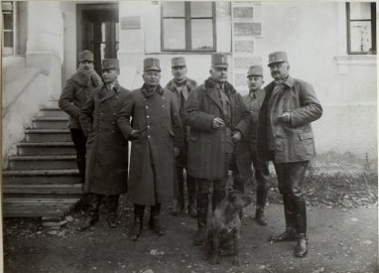 Besuch Exzell.G.d.K.Frh.v.Giesl m.d.Kontrollkommission 17.u.18.11.1917. (BildID 15657096)