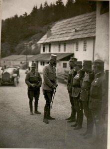 Besuch Sr.Kaiserl.Hoheit Erzh.Eugen in Weissenfels-Stückl. (31-7.1917.) (BildID 15801571)