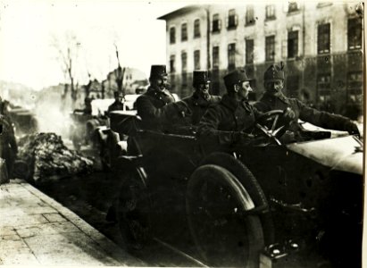 Besuch Sr.kaisrl.Hoheit Erzh.Eugen in Villach. (12-3.1917.) (BildID 15499175)