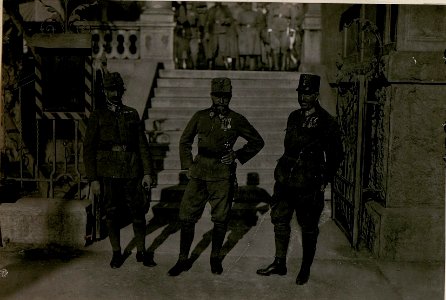 Besuch Sr.Kaisrl.Hoheit Erzh.Heinrich, Peter u. Josef Ferdinand, beim 10.A.K. (BildID 15510586)