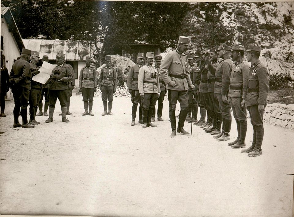 Besuch Sr.Kaiserl.Hoheit Erzh.Eugen in Soca. (31-7.1917.) (BildID 15801557)