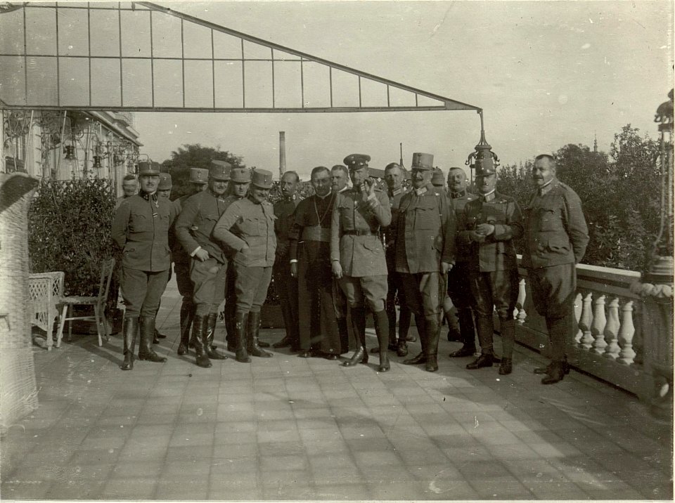 Besuch Sr.Küniglichen hoheit Prinz Heinrich von Bayern. Standort, Parkhotel Villach.Aufgen. 11.September 1915. (BildID 15461742)