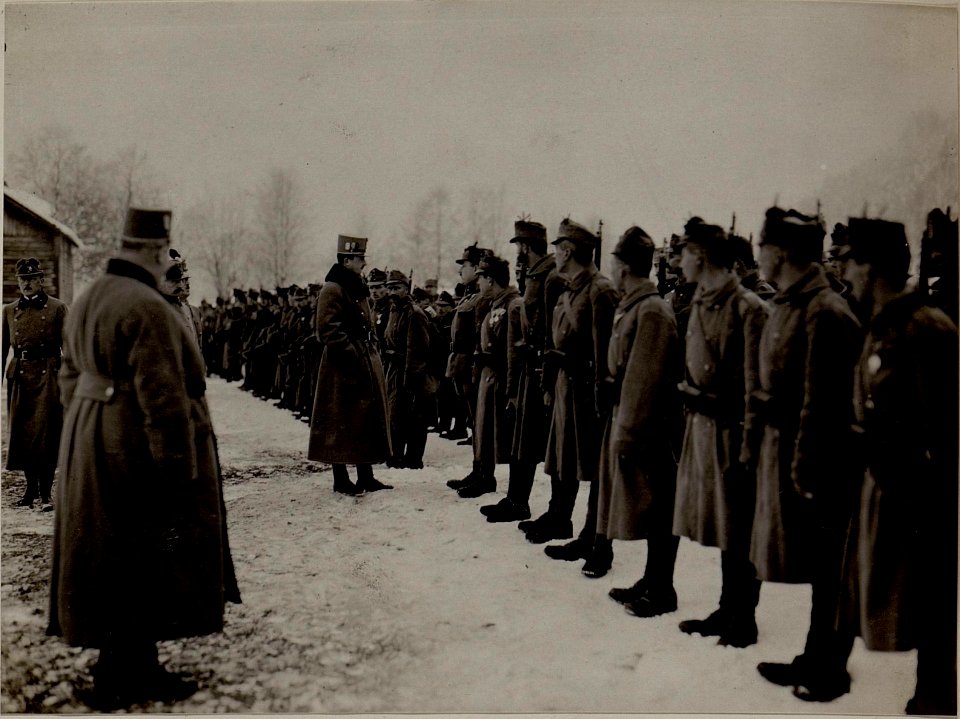 Besuch Sr.M.Kaiser Karl in Ober Drauburg.16.XII.16. (BildID 15483581)