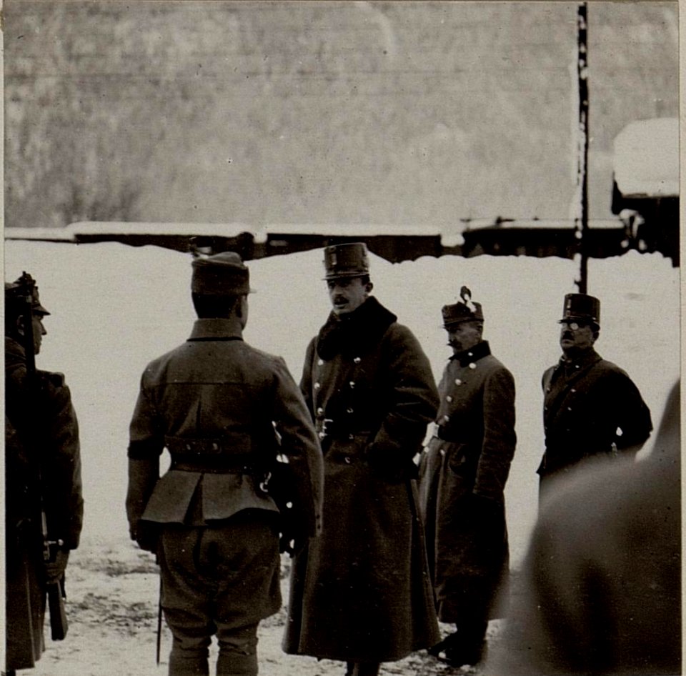 Besuch Sr.M.Kaiser Karl in Ober Drauburg.16.XII.16. (BildID 15483644)
