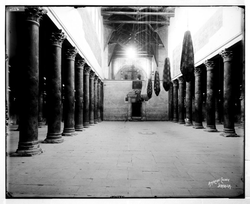 Bethlehem (Beit-Lahm) and surroundings. Church of the Nativity, interior LOC matpc.06771