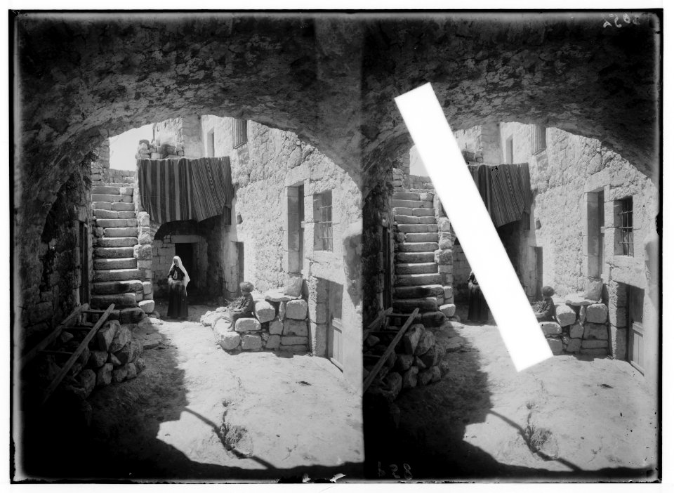 Bethlehem and surroundings. A home in the oldest Bethlehem. Near Church of Nativity LOC matpc.02602