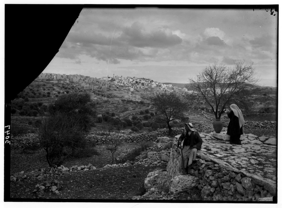 Bethlehem and surroundings. Bethlehem from S.W. A fitting scene to 'O Little Town of Bethlehem' LOC matpc.02598