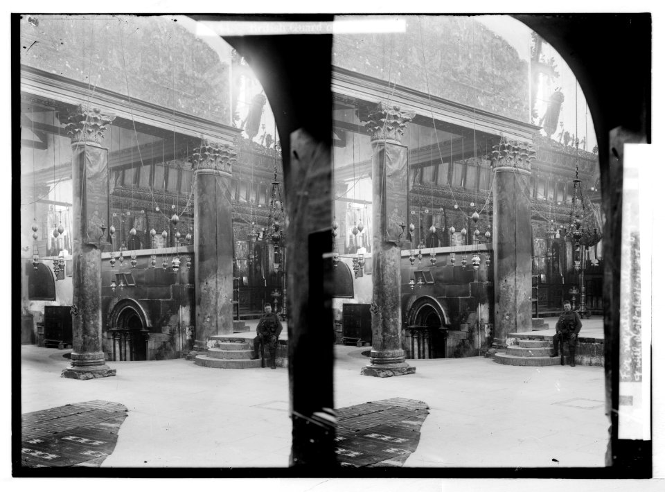 Bethlehem and surroundings. British guard of the church (Church of the Nativity) LOC matpc.05111