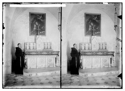Bethlehem and surroundings. Cell where St. Jerome translated the Bible (Church of the Nativity) LOC matpc.05113